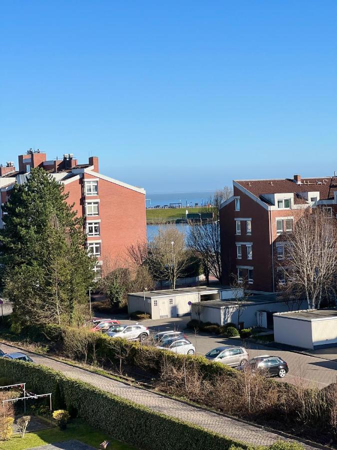 Ferienwohnung Moewenblick 빌헬름스하펜 외부 사진
