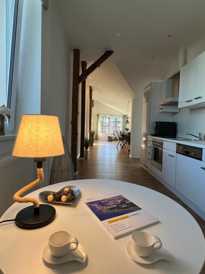 Ferienwohnung Moewenblick 빌헬름스하펜 외부 사진