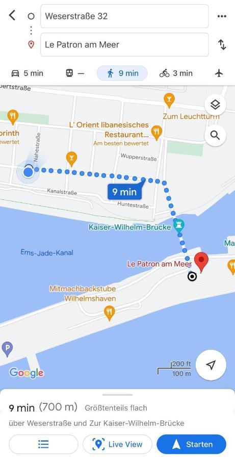 Ferienwohnung Moewenblick 빌헬름스하펜 외부 사진